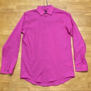 Pink Long-Sleeve Dress Shirt